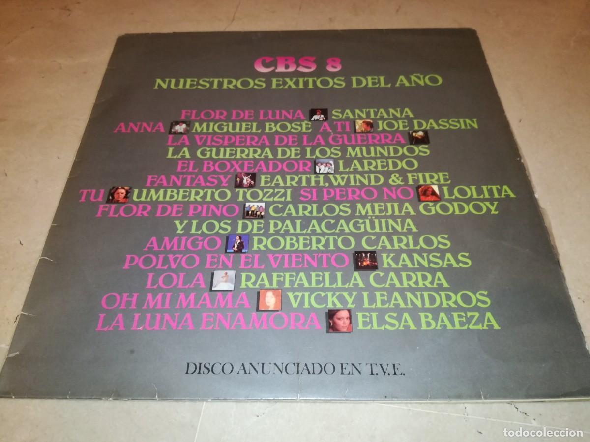 Discos de vinilo: CBS 8-NUESTROS EXITOS DEL A&Ntilde;O-KANSAS, SANTANA, LAREDO, RAFFAELLA CARRA