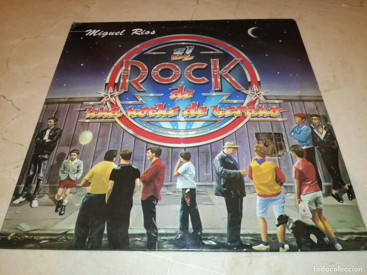 Discos de vinilo: MIGUEL RIOS-EL ROCK DE UNA NOCHE DE VERANO-CONTIENE ENCARTE-ORIGINAL 1993
