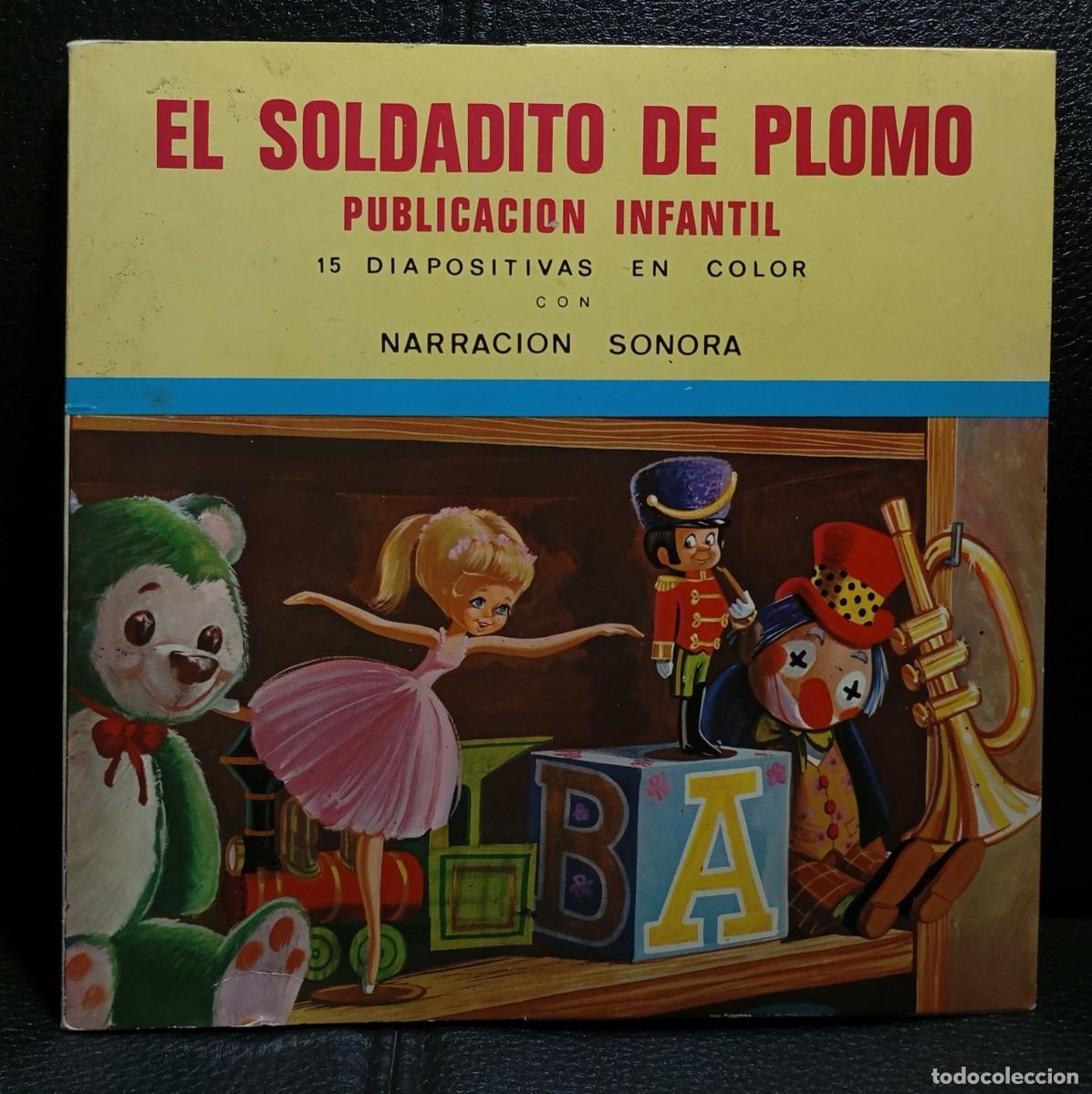 Discos de vinilo: SOLDADITO DE PLOMO - FLEXI SINGLE CUENTO CON 15 DIAPOSITIVAS - ESPA&Ntilde;A - 1970 - INFANTIL - INFANTILES