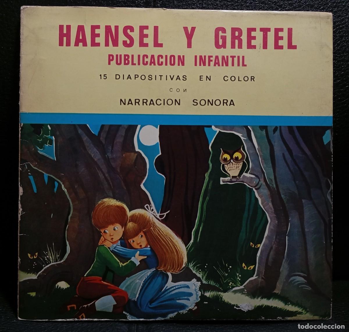 Discos de vinilo: HANSEL Y GRETEL - FLEXI SINGLE CUENTO CON 15 DIAPOSITIVAS - ESPA&Ntilde;A - 1967 - INFANTIL - INFANTILES