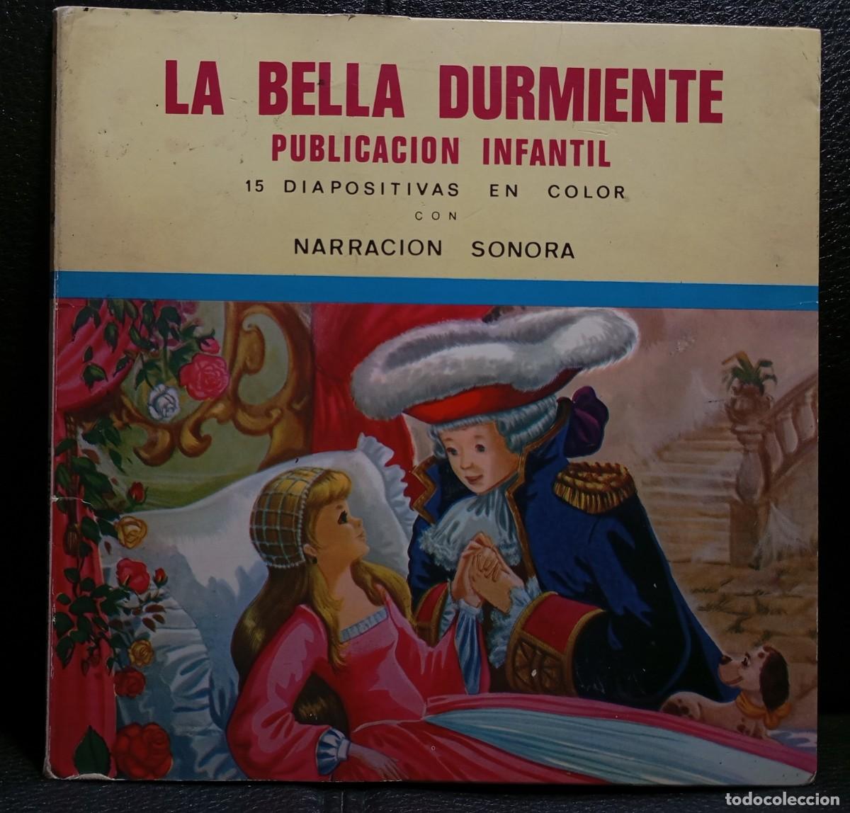 Discos de vinilo: LA BELLA DURMIENTE - FLEXI SINGLE CUENTO CON 15 DIAPOSITIVAS - ESPA&Ntilde;A - 1969 - INFANTIL - INFANTILES