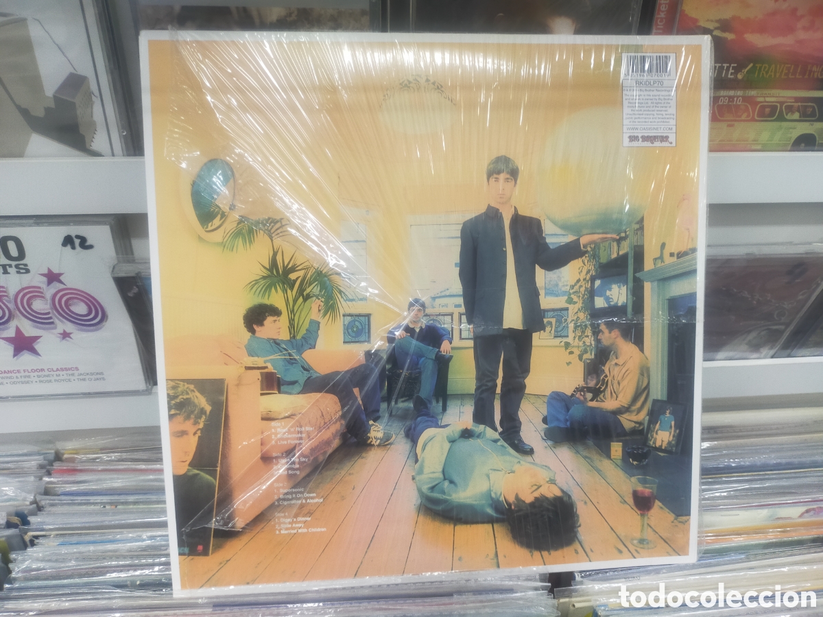 Discos de vinilo: Oasis doble LP definitely maybe carpeta doble 2014 - Foto 2