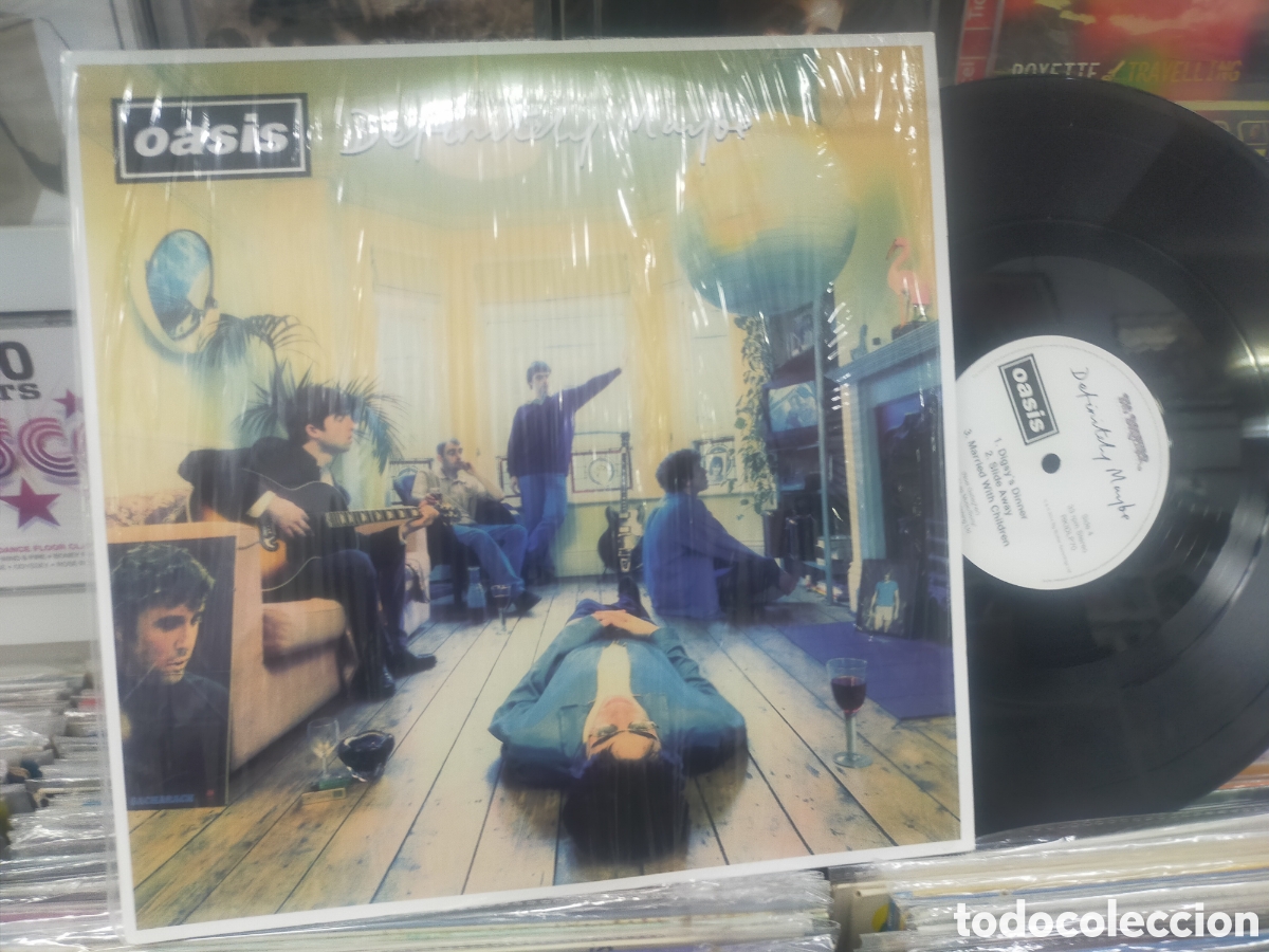 Discos de vinilo: Oasis doble LP definitely maybe carpeta doble 2014