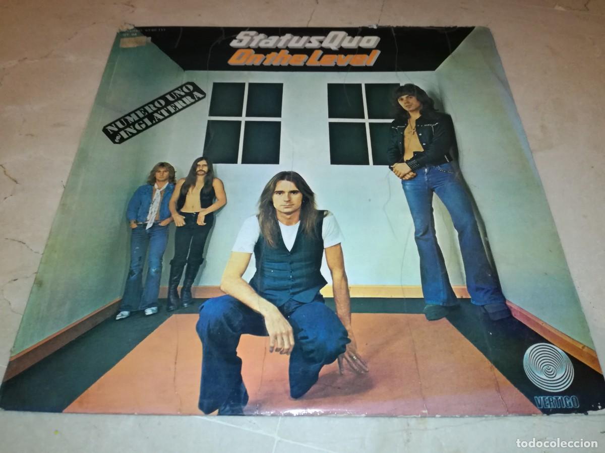 Discos de vinilo: STATUS QUO-ON THE LEVEL-ORIGINAL ESPA&Ntilde;OL 1975