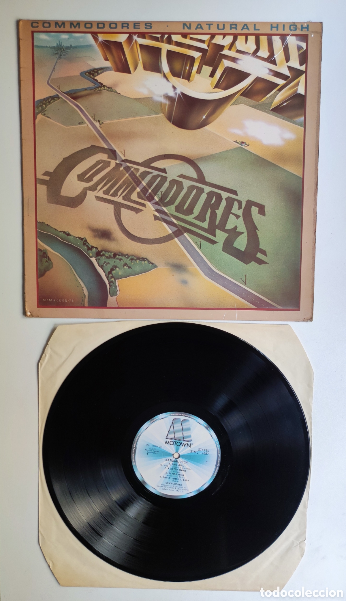 Discos de vinilo: LP 1978 - COMMODORES / NATURAL HIGH - MOTOWN RECORD 1978