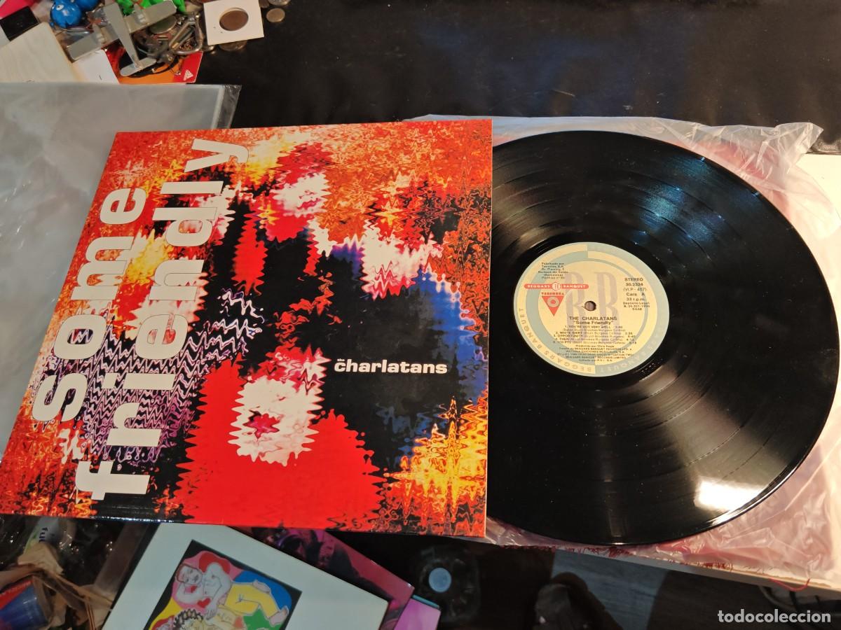 Discos de vinilo: lp The Charlatans some friendly edici&oacute;n espa&ntilde;ola 1990 muy buen estado