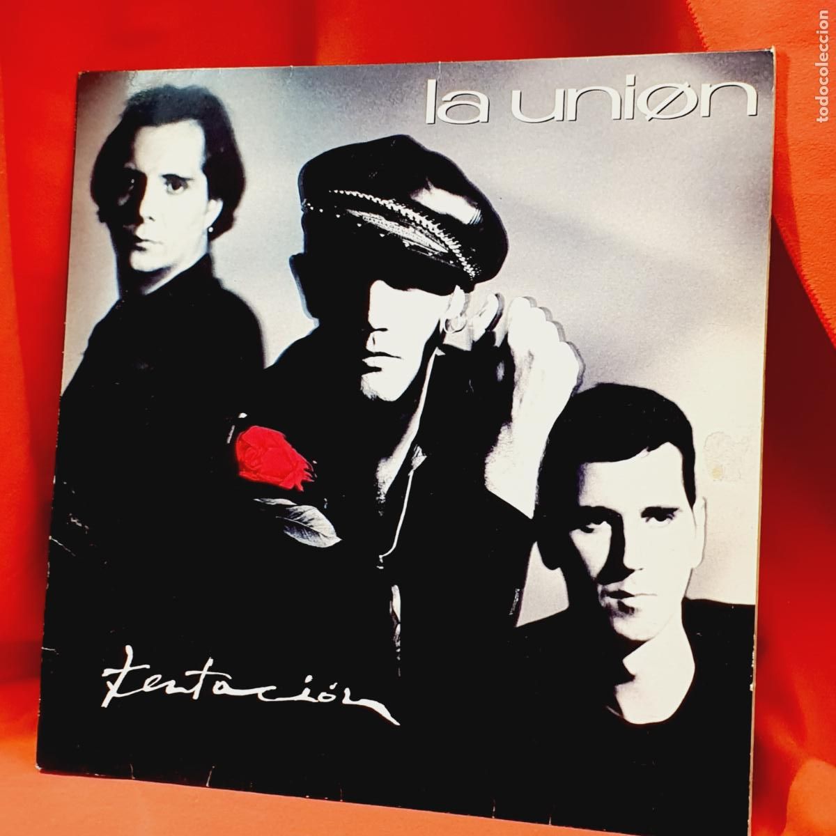 Discos de vinilo: LP-LA UNI&Oacute;N-TENTACI&Oacute;N-WEA-1990-BUEN ESTADO-VER FOTOGRAF&Iacute;AS-COLECCIONES.