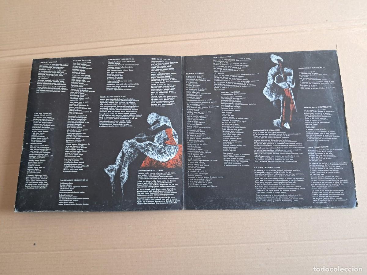 Discos de vinilo: XABUER LETE - LORE BAT ZAURI BAT LP GATEFOLD 1978 - Foto 4