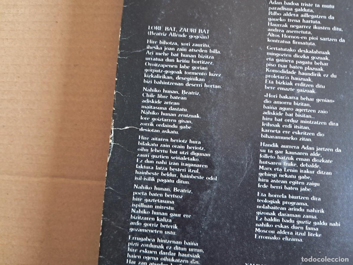 Discos de vinilo: XABUER LETE - LORE BAT ZAURI BAT LP GATEFOLD 1978 - Foto 5