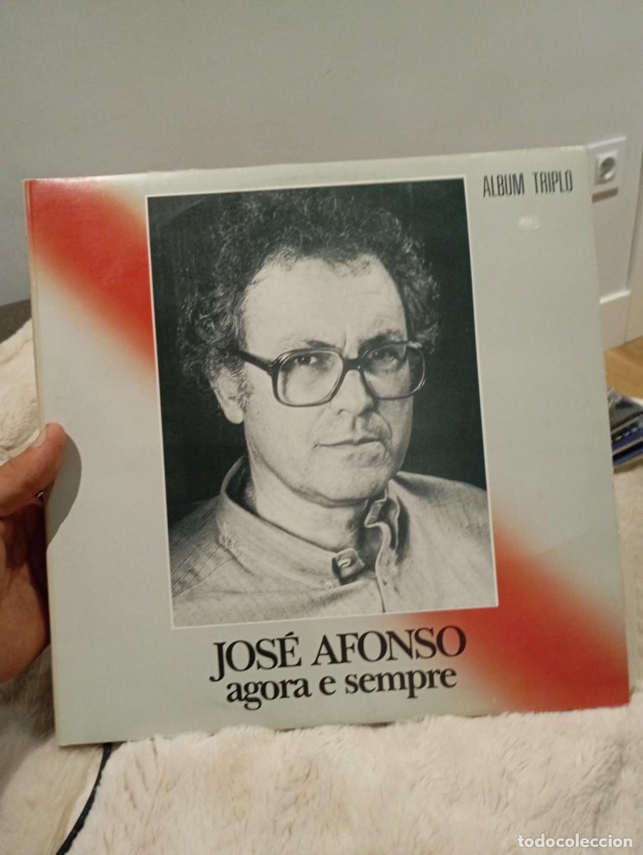 Discos de vinilo: TRIPLE LP JOS&Eacute; AFONSO AGORA E SEMPRE VG+++ - Foto 1