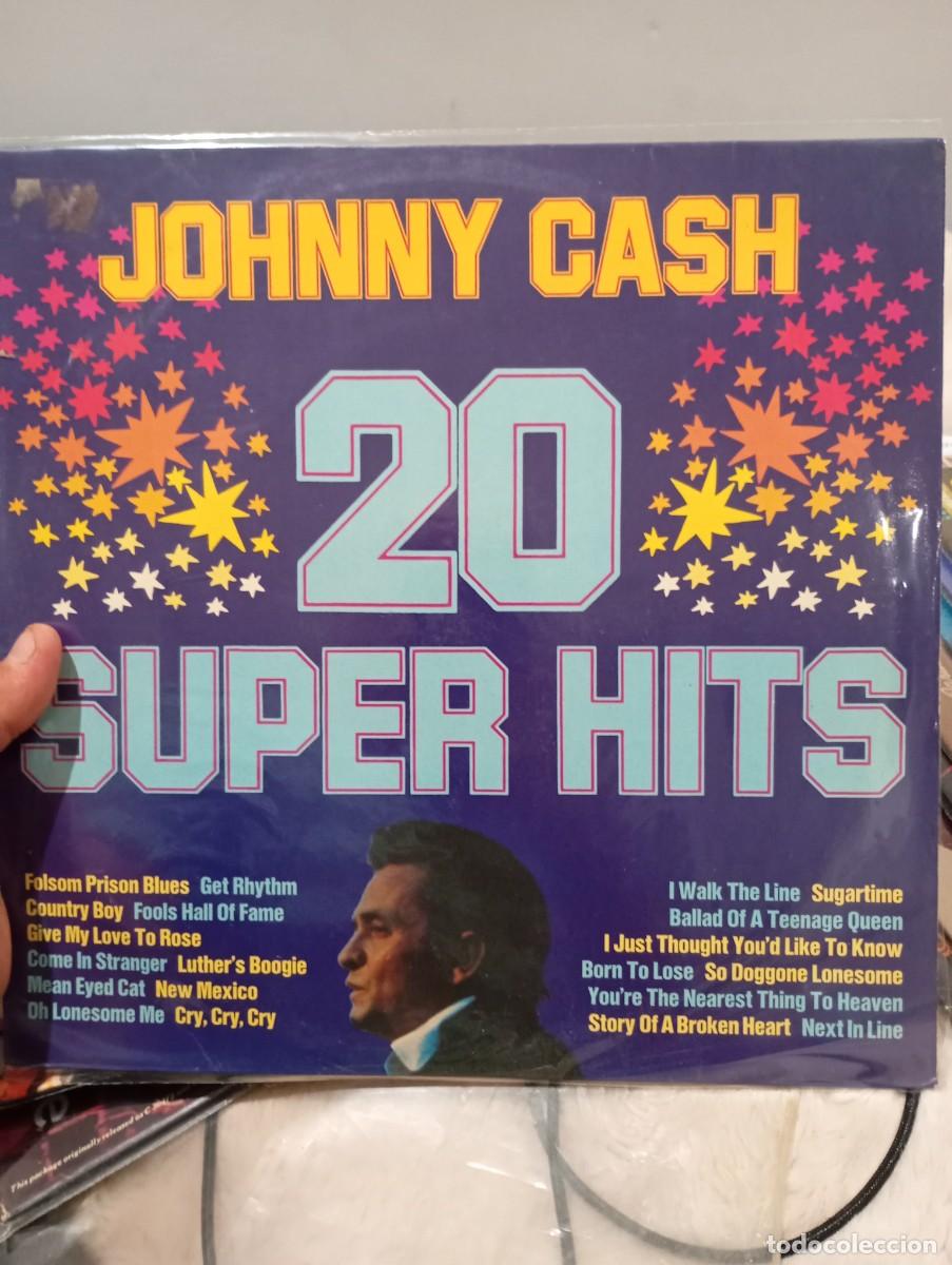Discos de vinilo: LP ORIG GERMANY JOHNNY CASH 20 SUPER HITS VG++