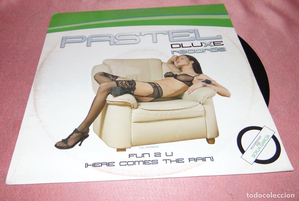 Discos de vinilo: Fun 2 U &lrm;&ndash; Here Comes The Rain - MAXISINGLE ITALO DISCO 2007