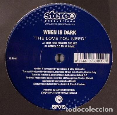 Discos de vinilo: The Love You Need- 8436025700120