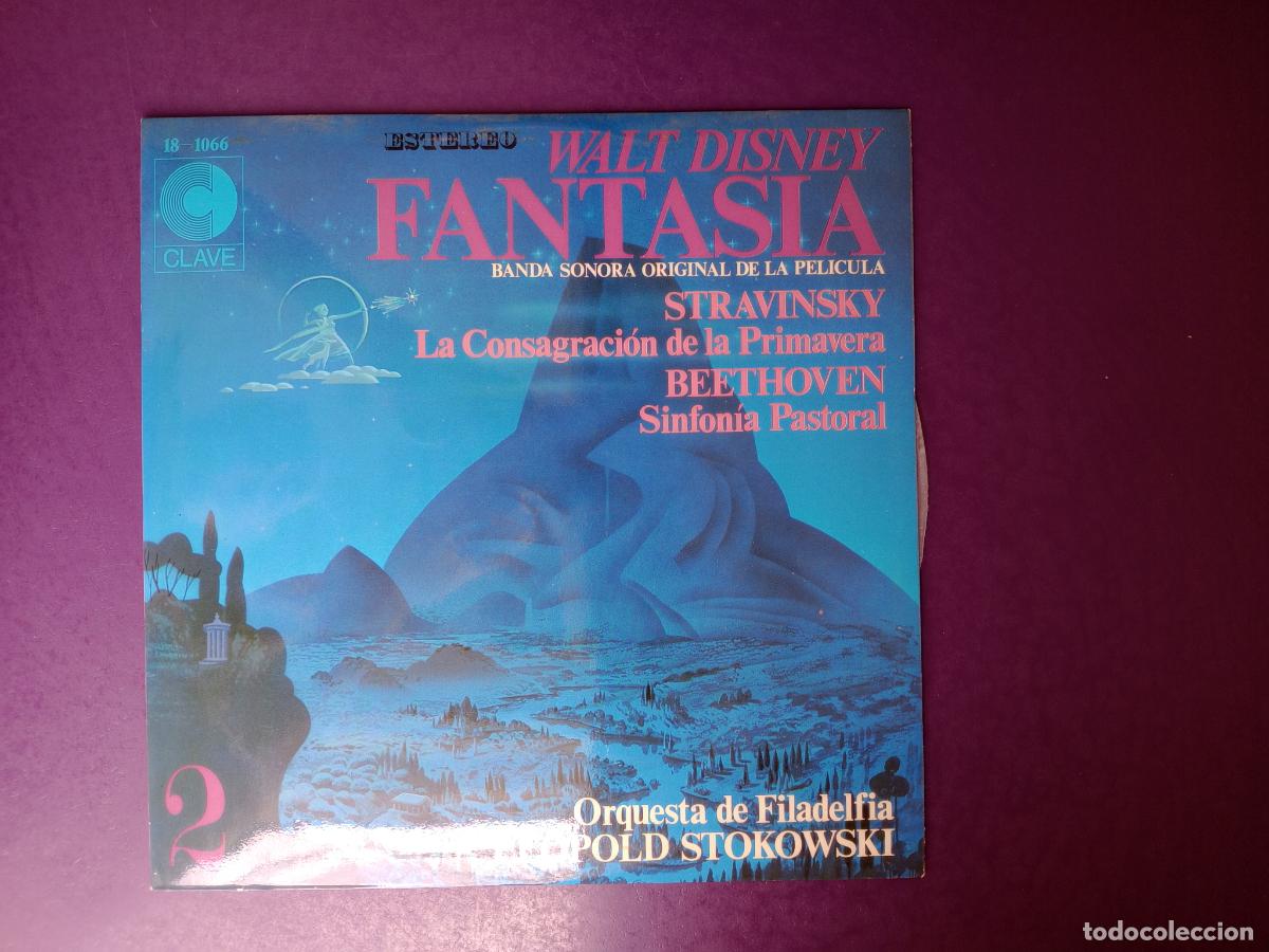 Discos de vinilo: WALT DISNEY / FANTASIA VOL 2 BSO - STRAVINSKY - BEETHOVEN - LP CLAVE 1968 - CLASICA