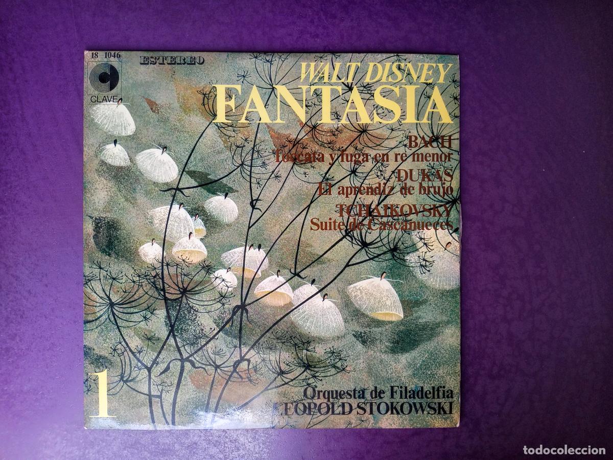 Discos de vinilo: WALT DISNEY / FANTASIA VOL 1 BSO - BACH - TCHAIKOVSKY - DUKAS - LP CLAVE 1968 - CLASICA