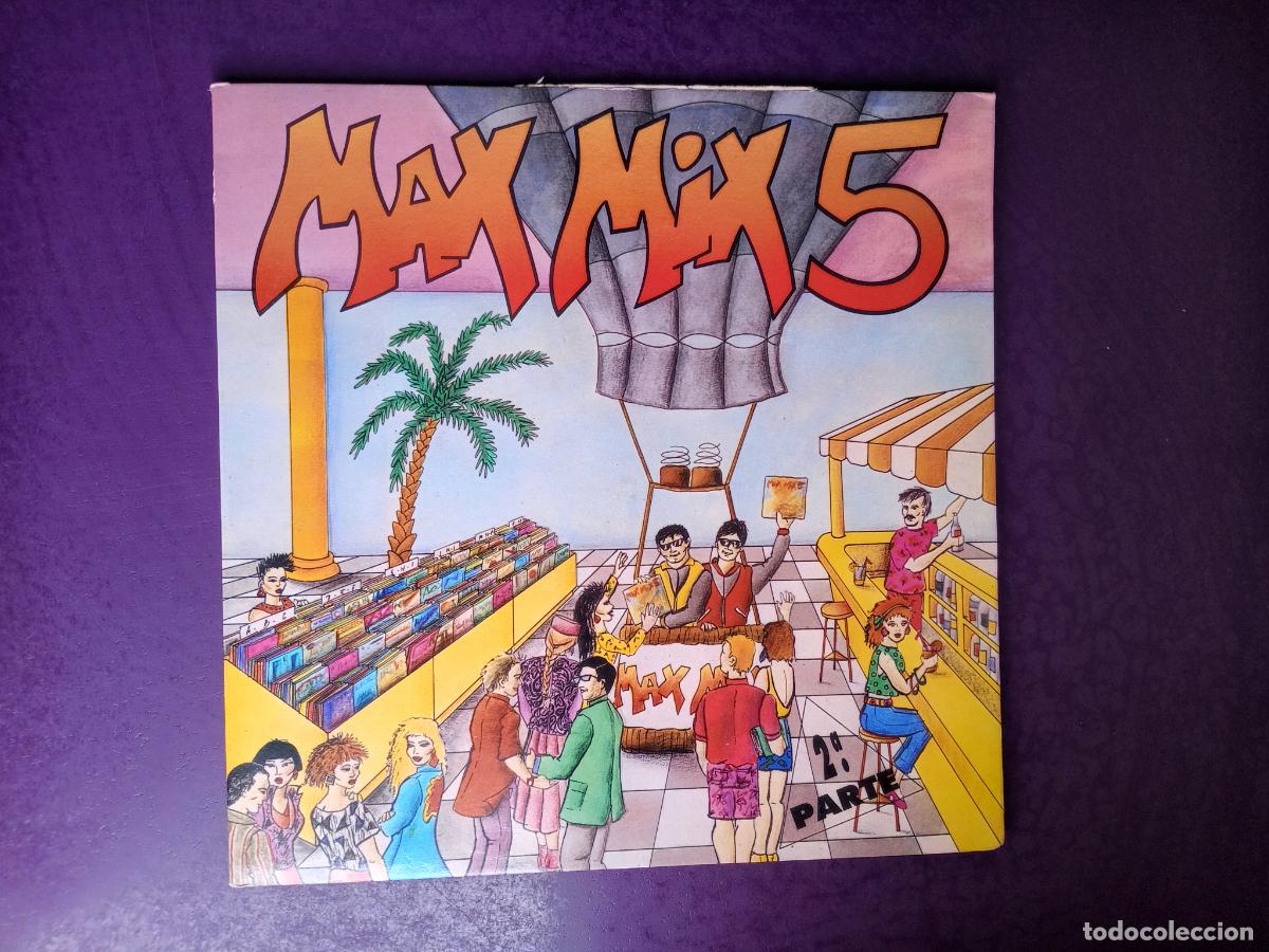 Discos de vinilo: TONY PERET & JOS&Eacute; M.&ordf; CASTELLS &lrm;&ndash; MAX MIX 5 2&ordf; PARTE - DOBLE LP MAX MUSIC 1987 - ELECTRONICA DISCO