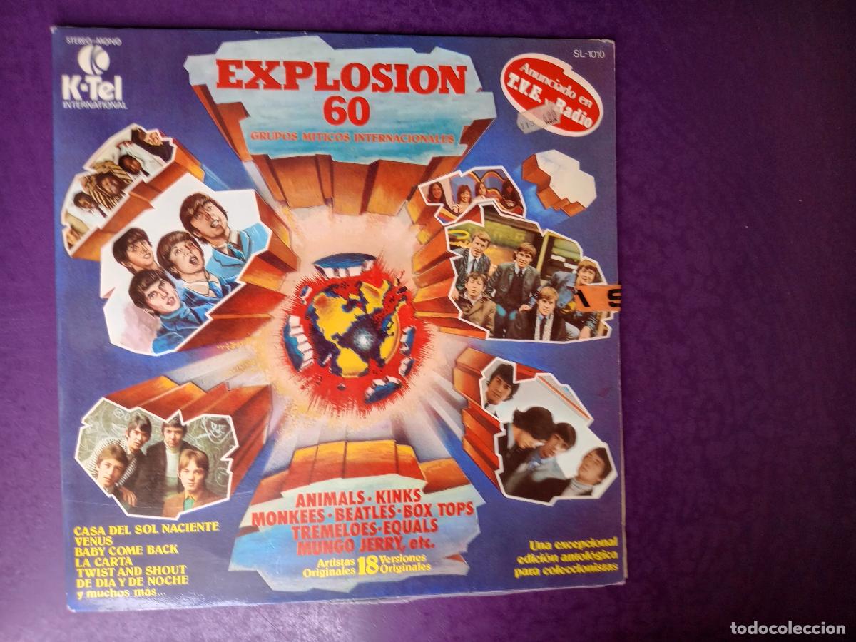 Discos de vinilo: Explosion 60 - LP K-TEL 1978 - BEATLES, BYRDS, KINKS, ANIMALS, SMALL FACES, STATUS QUO, HOLLIES, ETC