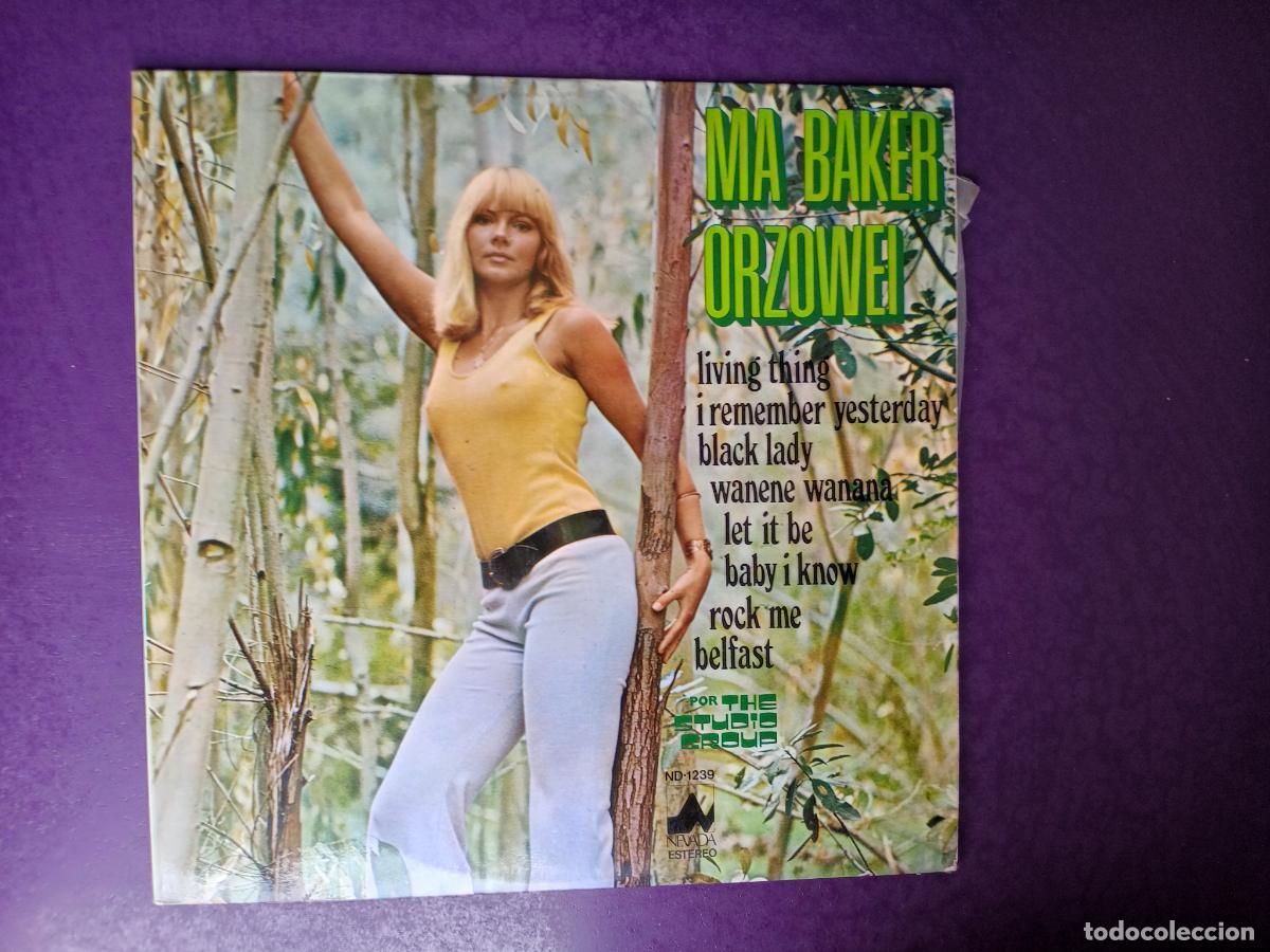 Vinyl records: The Studio Group &lrm;&ndash; Ma Baker Orzowei - LP NEVADA 1977 - VERSIONES ESTUDIO EXITOS 70, ABBA, BEATLES