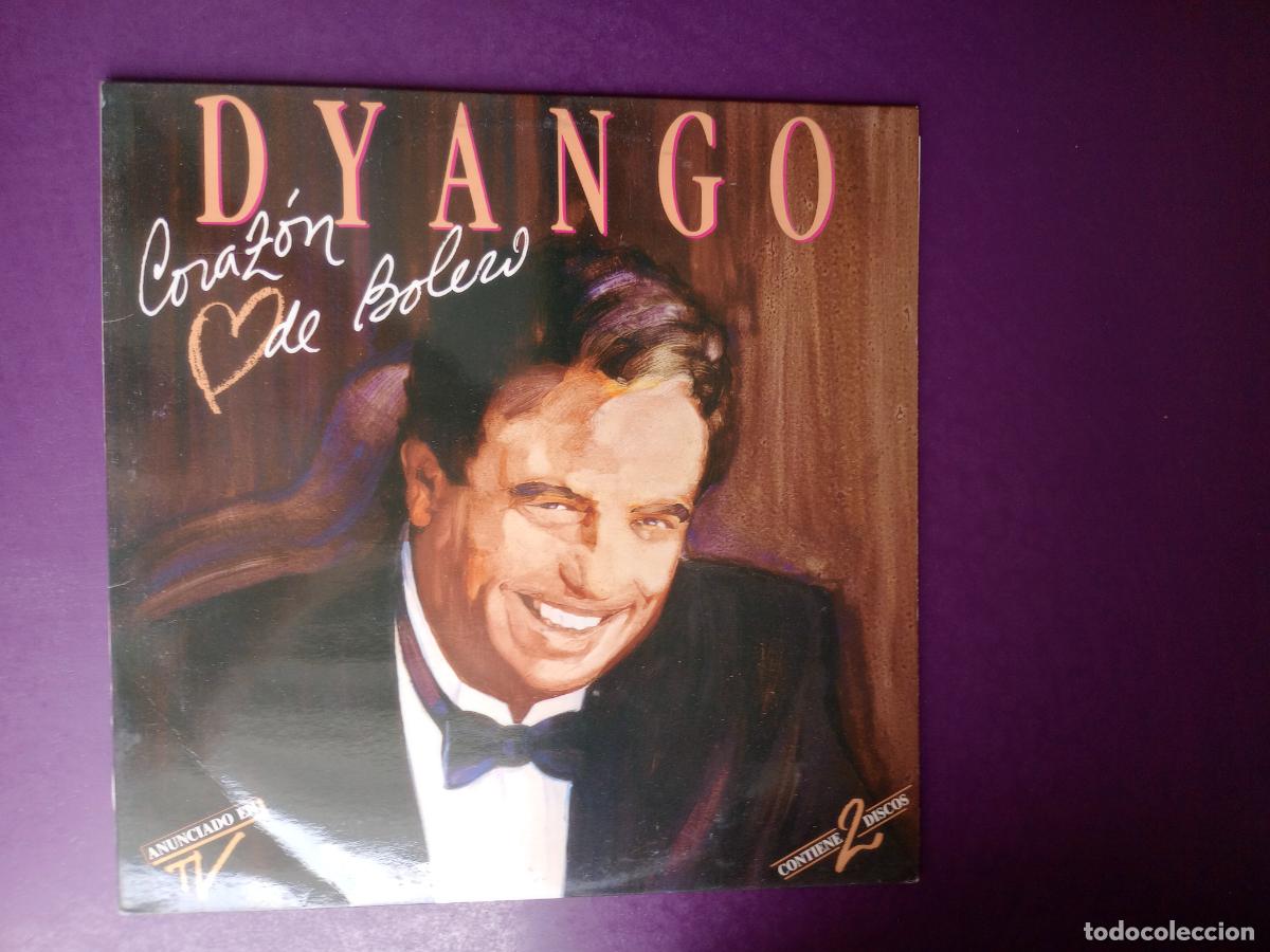Discos de vinilo: DYANGO &lrm;&ndash; CORAZ&Oacute;N DE BOLERO - DOBLE LP EMI 1990 - 20 EXITOS - SIN USO