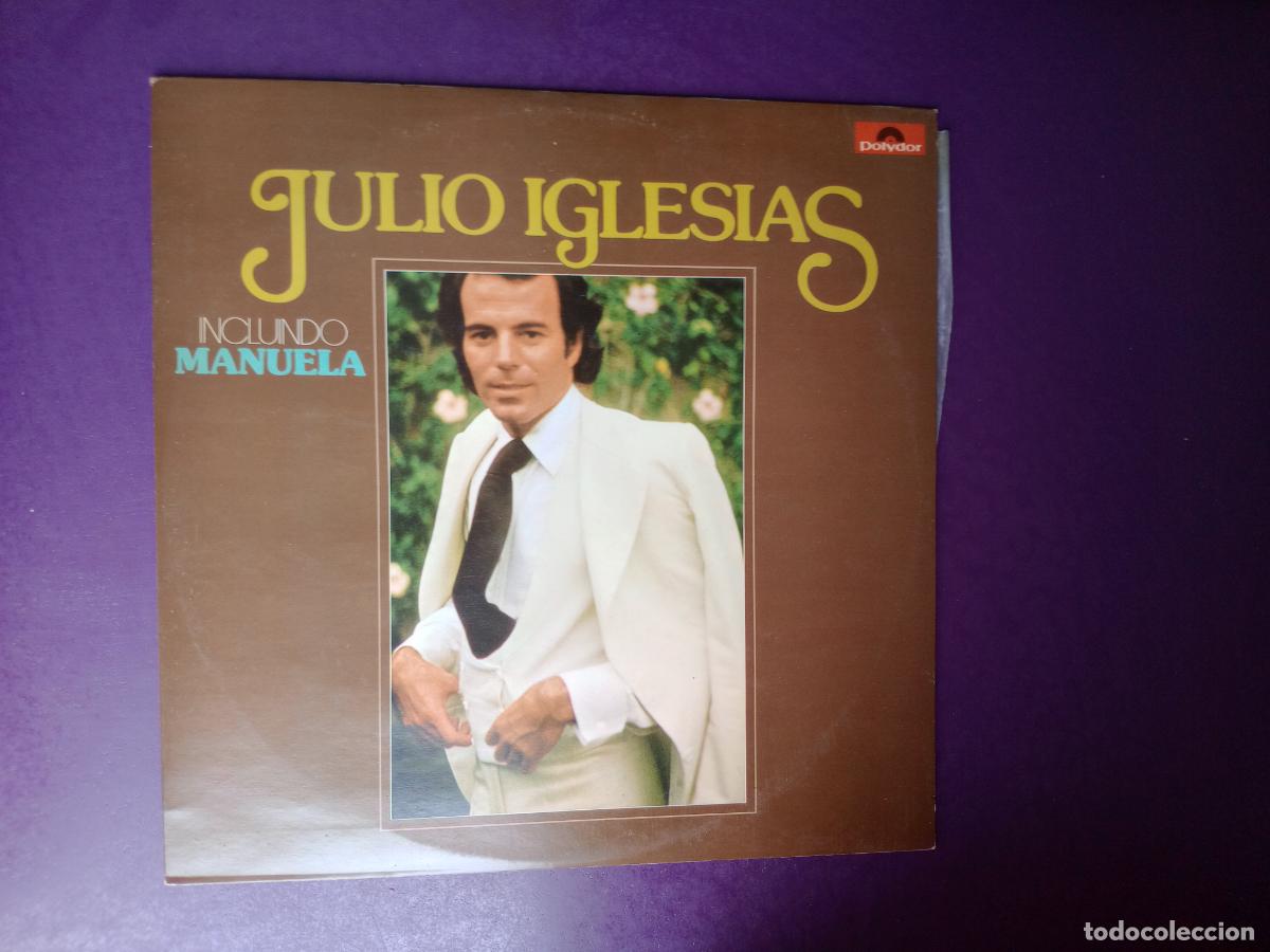 Discos de vinilo: Julio Iglesias &lrm;&ndash; Manuela - LP POLYDOR 1975 BRASIL - EXITOS EN PORTUGUES - SIN APENAS USO