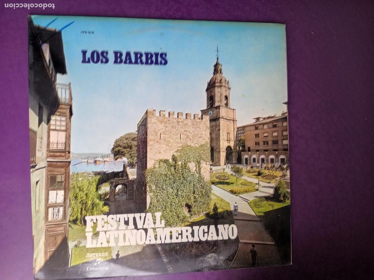 Discos de vinilo: LOS BARBIS - FESTIVAL LATINOAMERICANO - LP COLUMBIA 1972 - ORFEON VASCO - EUSKADI - SIN USO