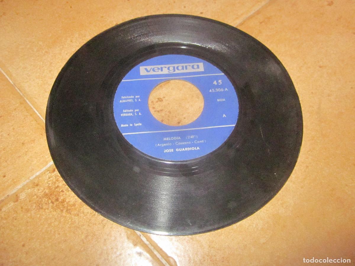 Discos de vinilo: JOSE GUARDIOLA - MELODIA - VERGARA 1969 - SOLO EL VINILO - SIN FUNDA