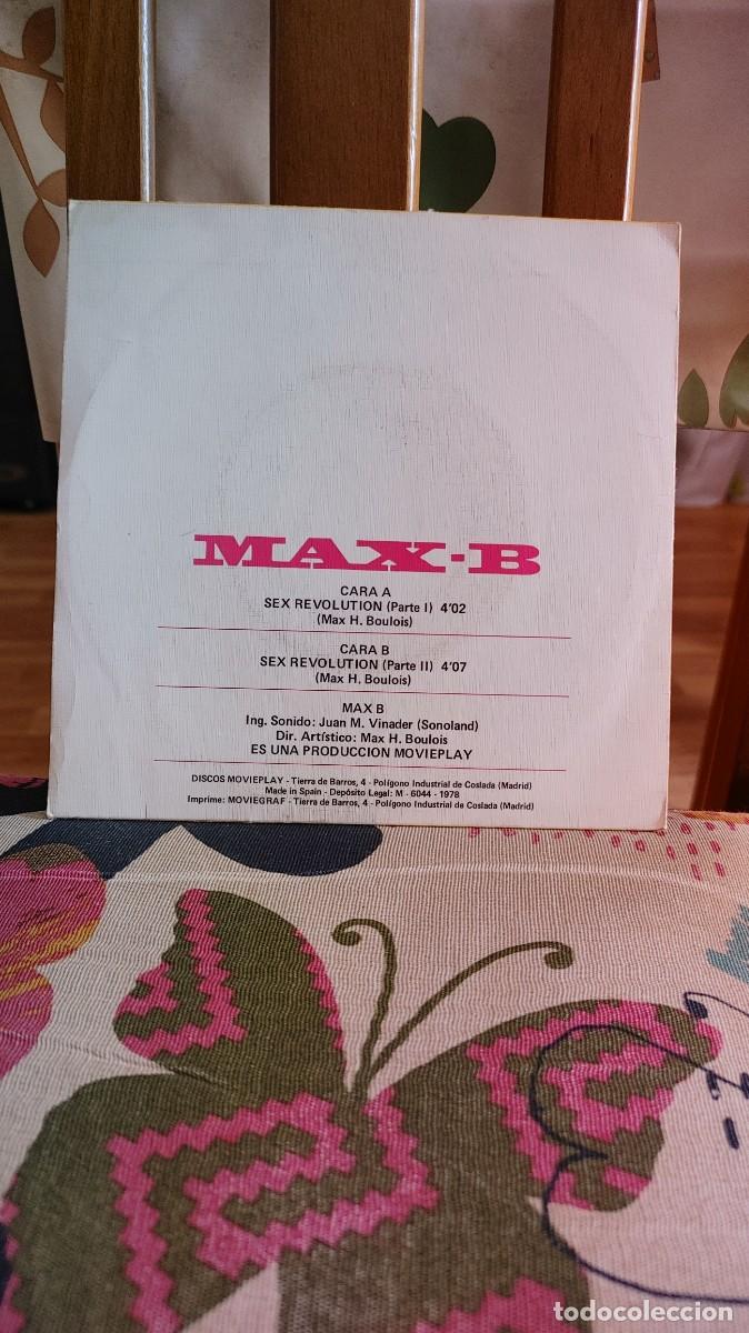 Discos de vinilo: MAX B-SINGLE SEX REVOLUTION - Foto 2