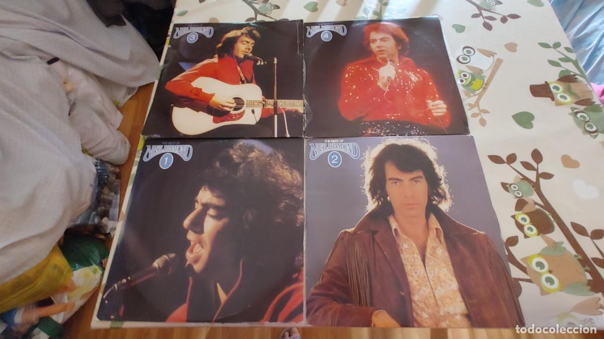 Discos de vinilo: NEIL DIAMOND-LOTE DE 4 LPS THE BEST