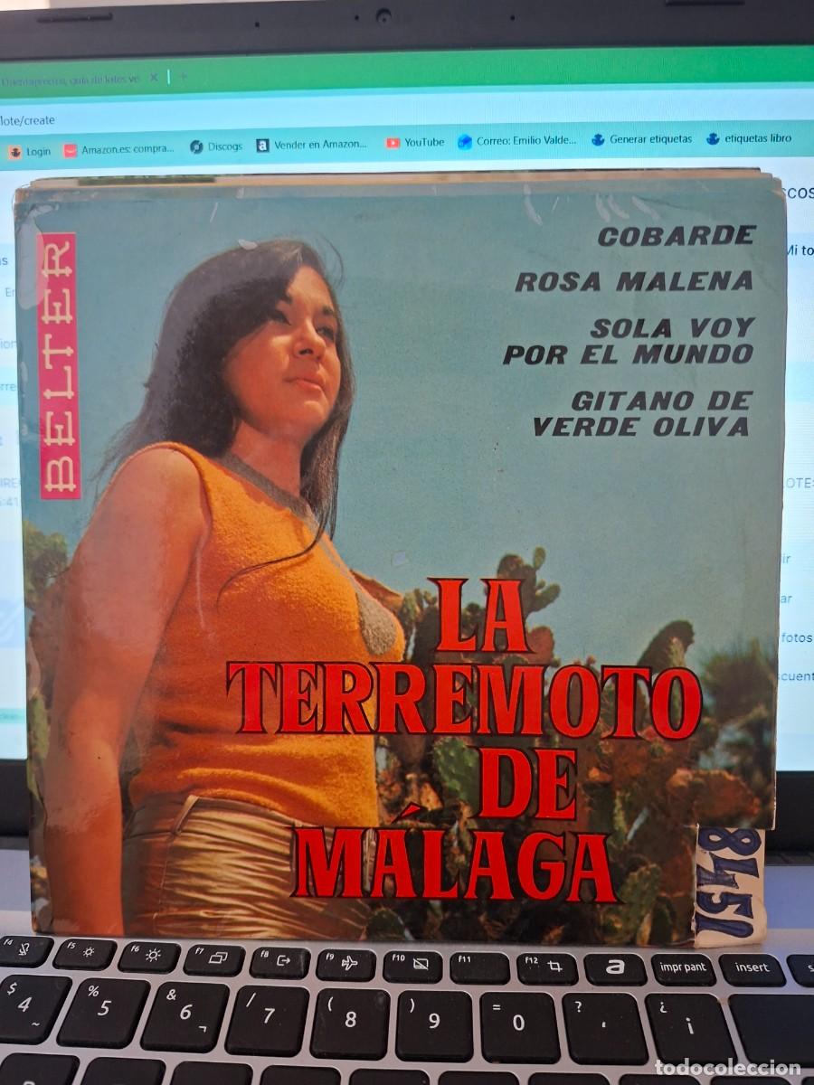 Discos de vinilo: LA TERREMOTO DE MALAGA - COBARDE - EP DE VINILO