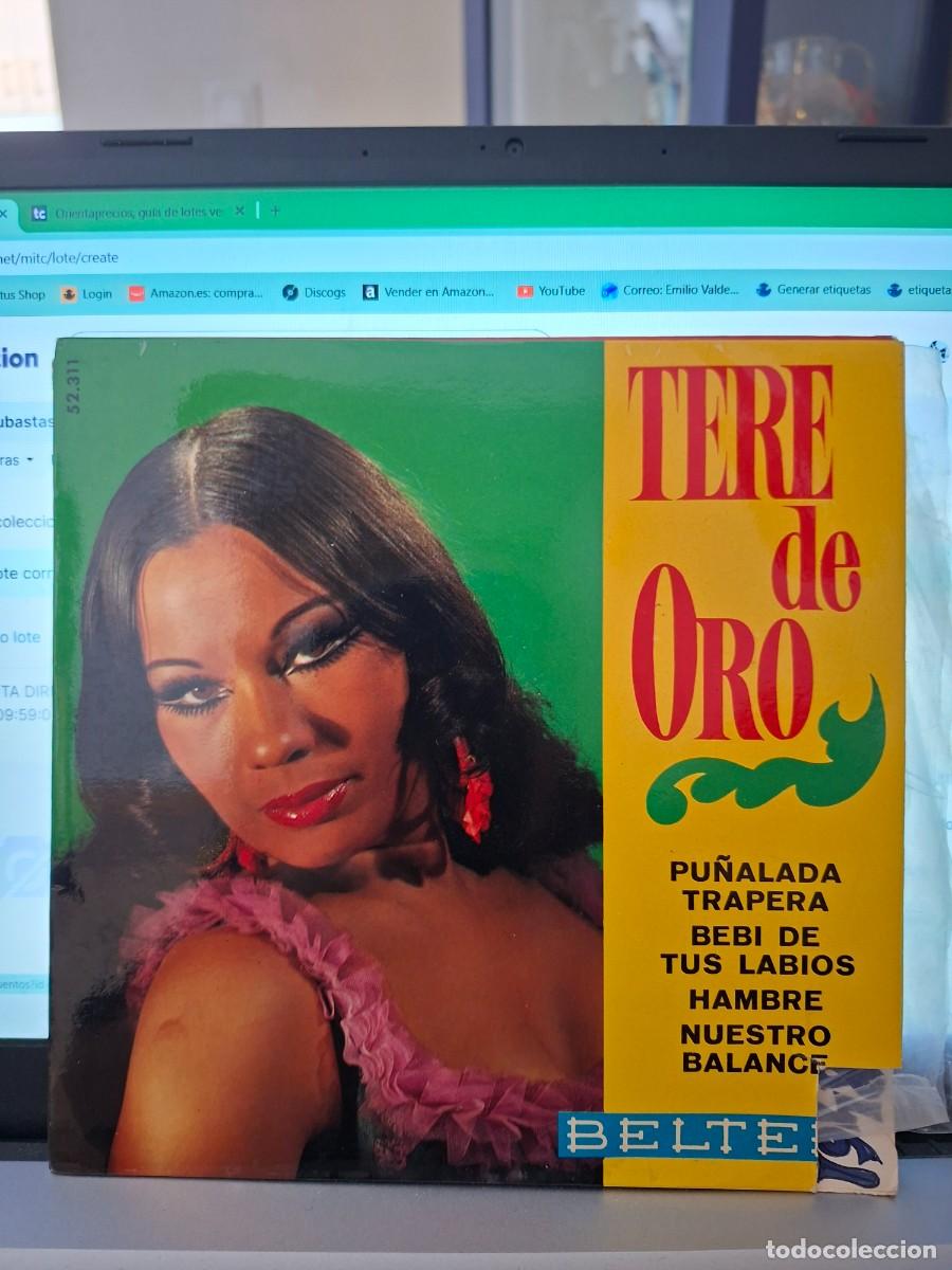 Discos de vinilo: TERE DEL ORO - PU&Ntilde;ALADA TRAPERA - EP DE VINILO