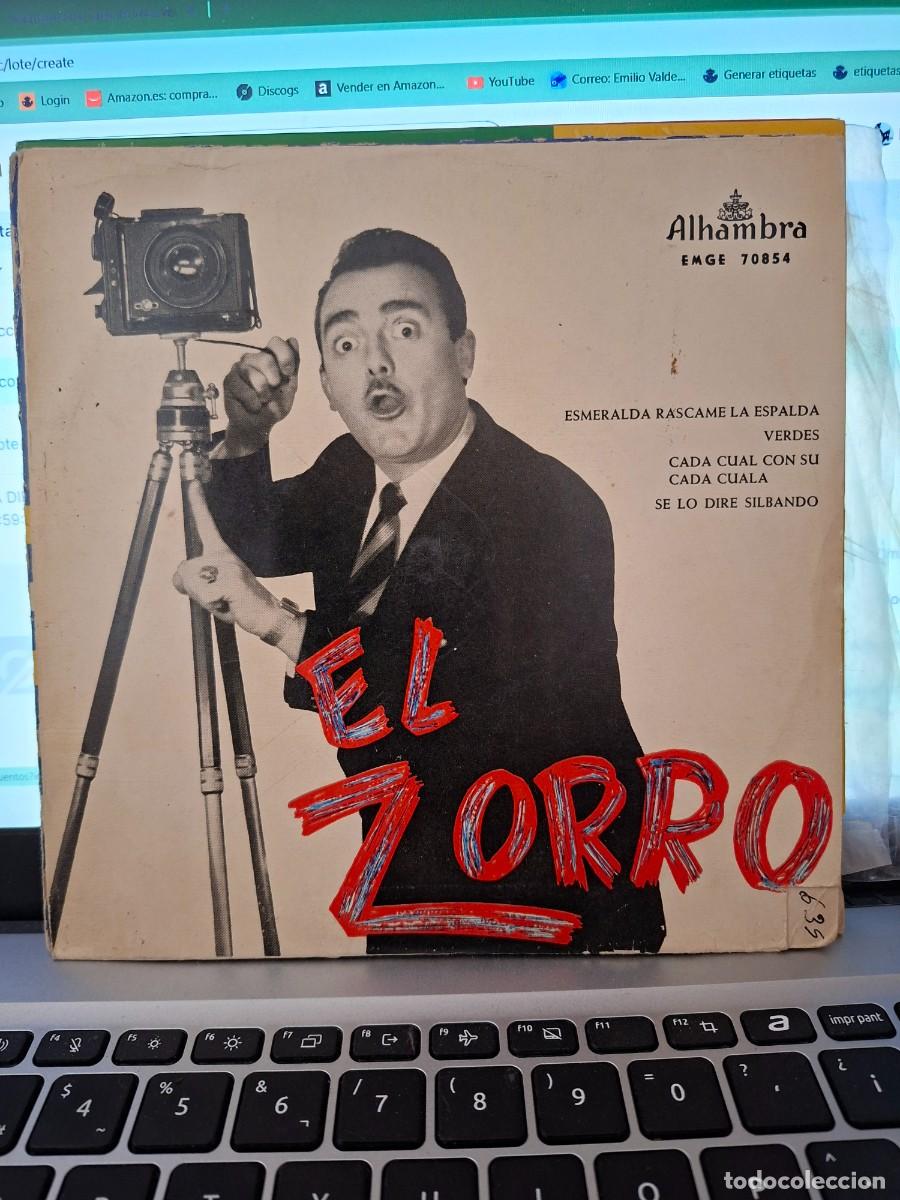 Discos de vinilo: PEPE IGLESIAS EL ZORRO - ESMERALDA RASCAME LA ESPALDA - EP DE VINILO