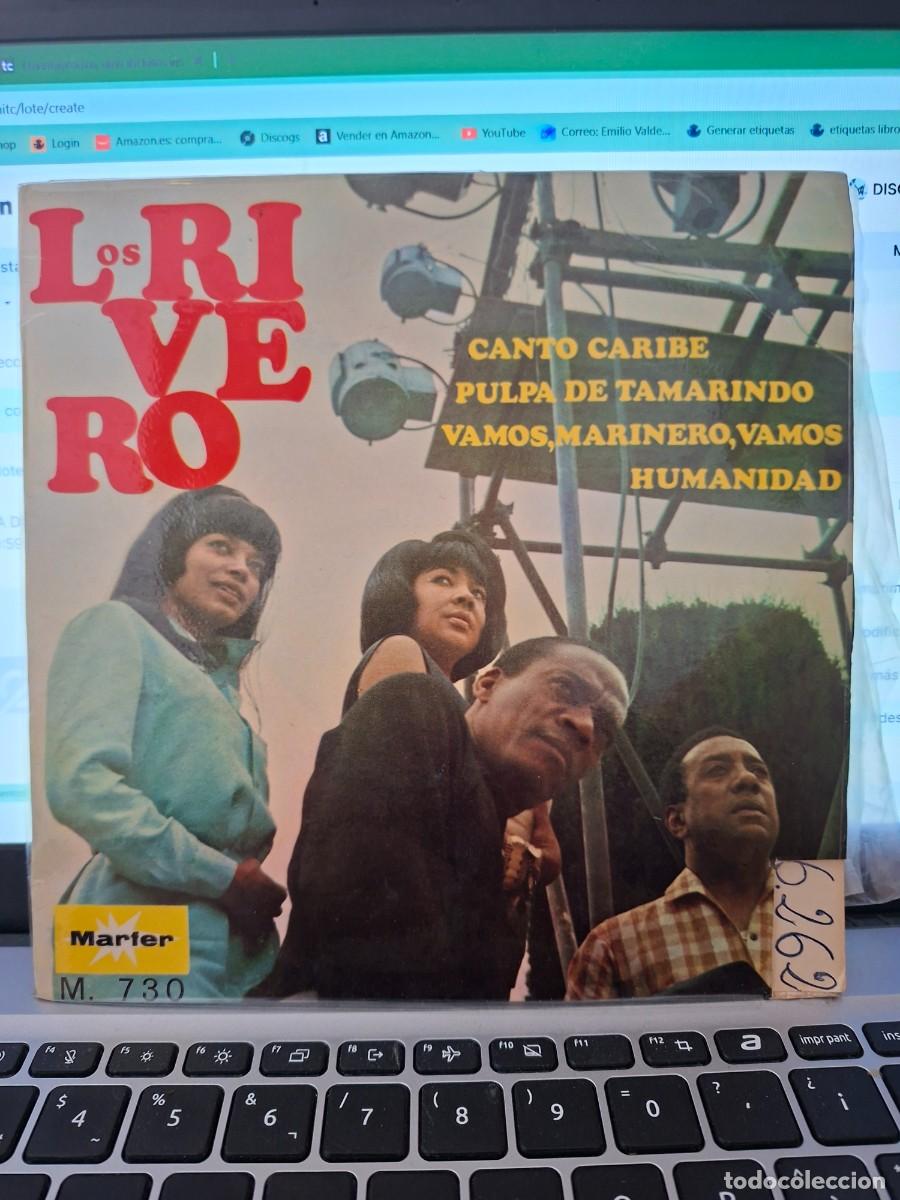 Discos de vinilo: LOS RIVERO - CANTO CARIBE - EP DE VINILO
