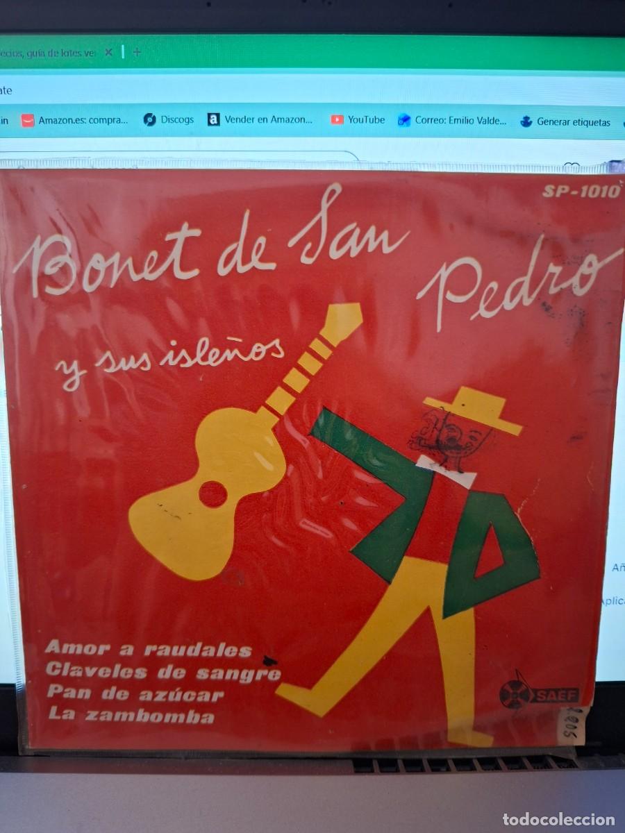 Discos de vinilo: BONET DE SAN PEDRO - AMOR A RAUDALES - EP DE VINILO EDICION ESPA&Ntilde;OLA