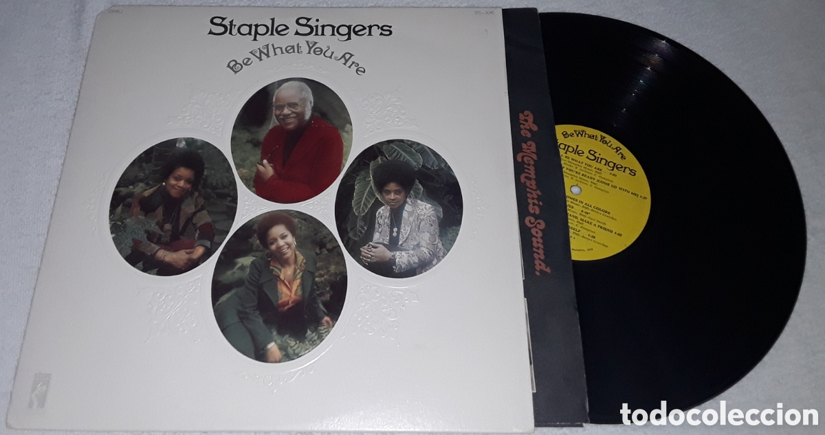Discos de vinilo: LP - STAPLE SINGERS - BE WHAT YOU ARE - MADE IN USA 1973