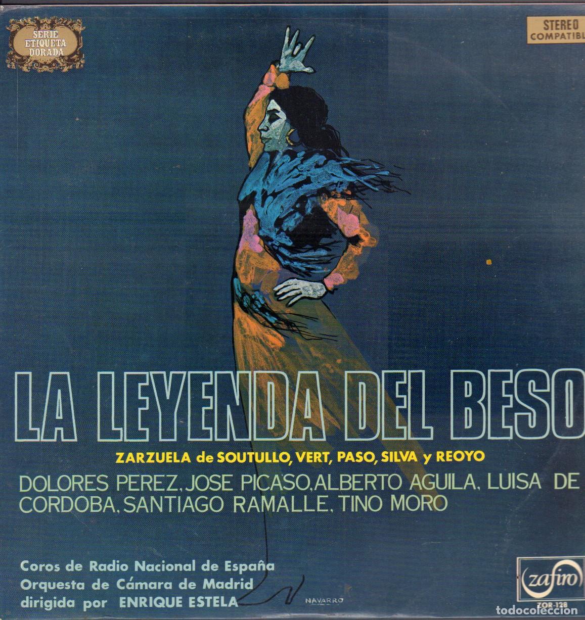 Discos de vinilo: LA LEYENDA DEL BESO - COROS DE RADIO NACIONAL Y ORQUESTA DE CAMARA / LP ZAFIRO 1971 RF-26408