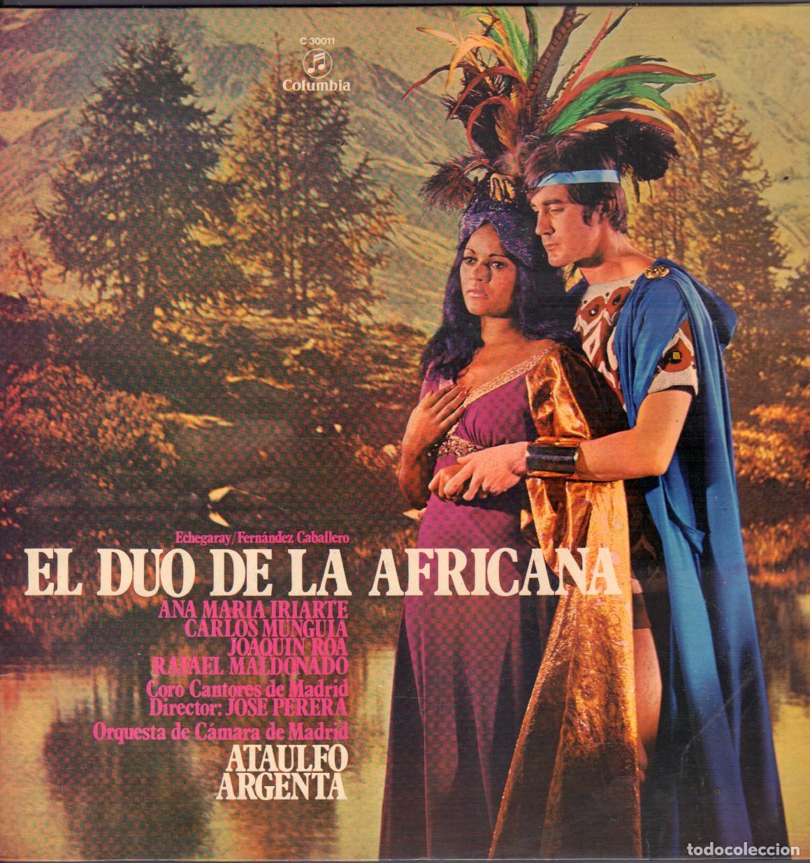 Discos de vinilo: EL DUO DE LA AFRICANA - ORQUESTA DE CAMARA DE MADRID (A. ARGENTA) / LP COLUMBIA RF-26414