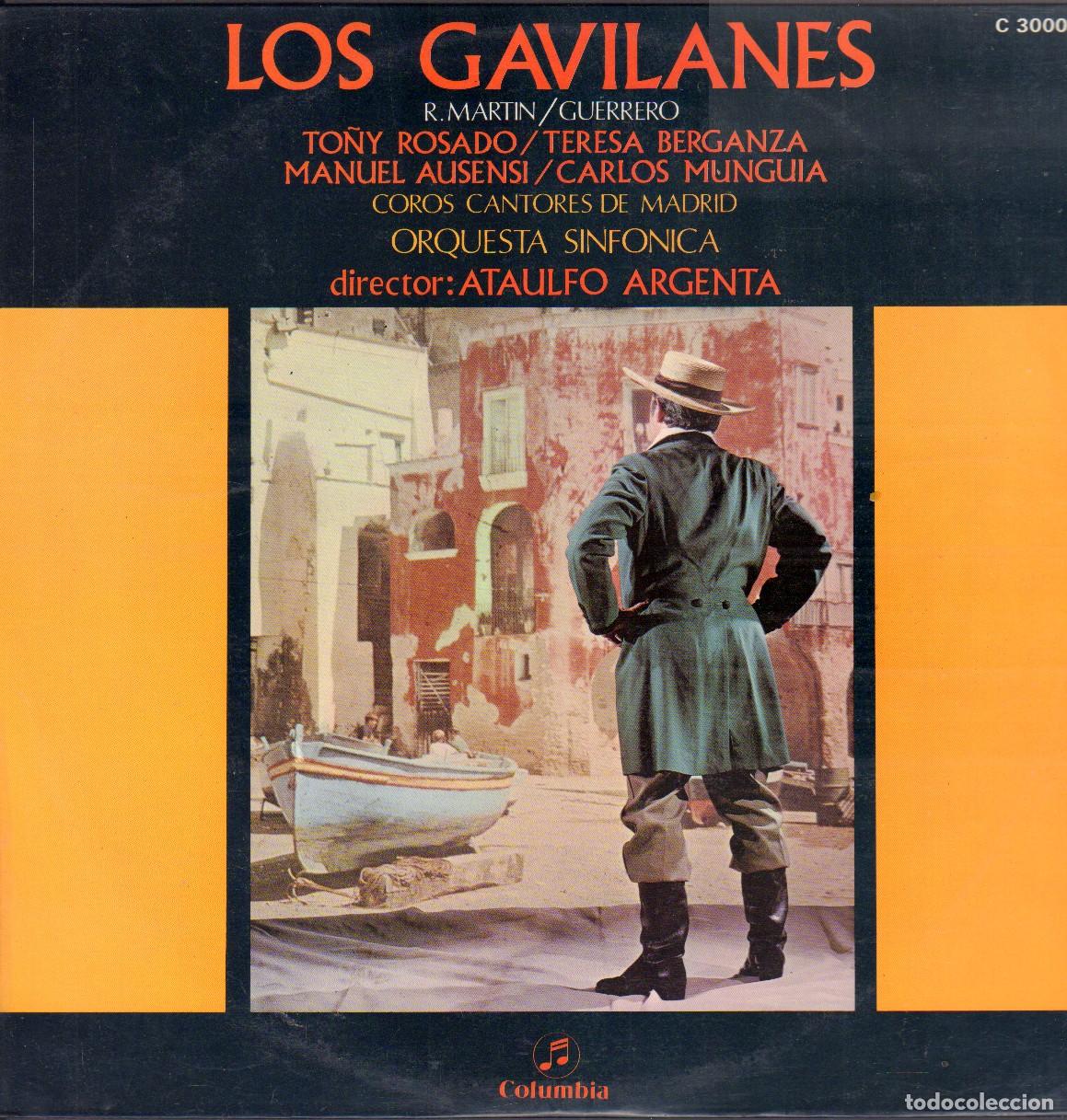 Discos de vinilo: LOS GAVILANES. (R. MARTIN-GUERRERO) - ORQUESTA SINFONICA (A. ARGENTA) / LP COLUMBIA 1962 RF-26421