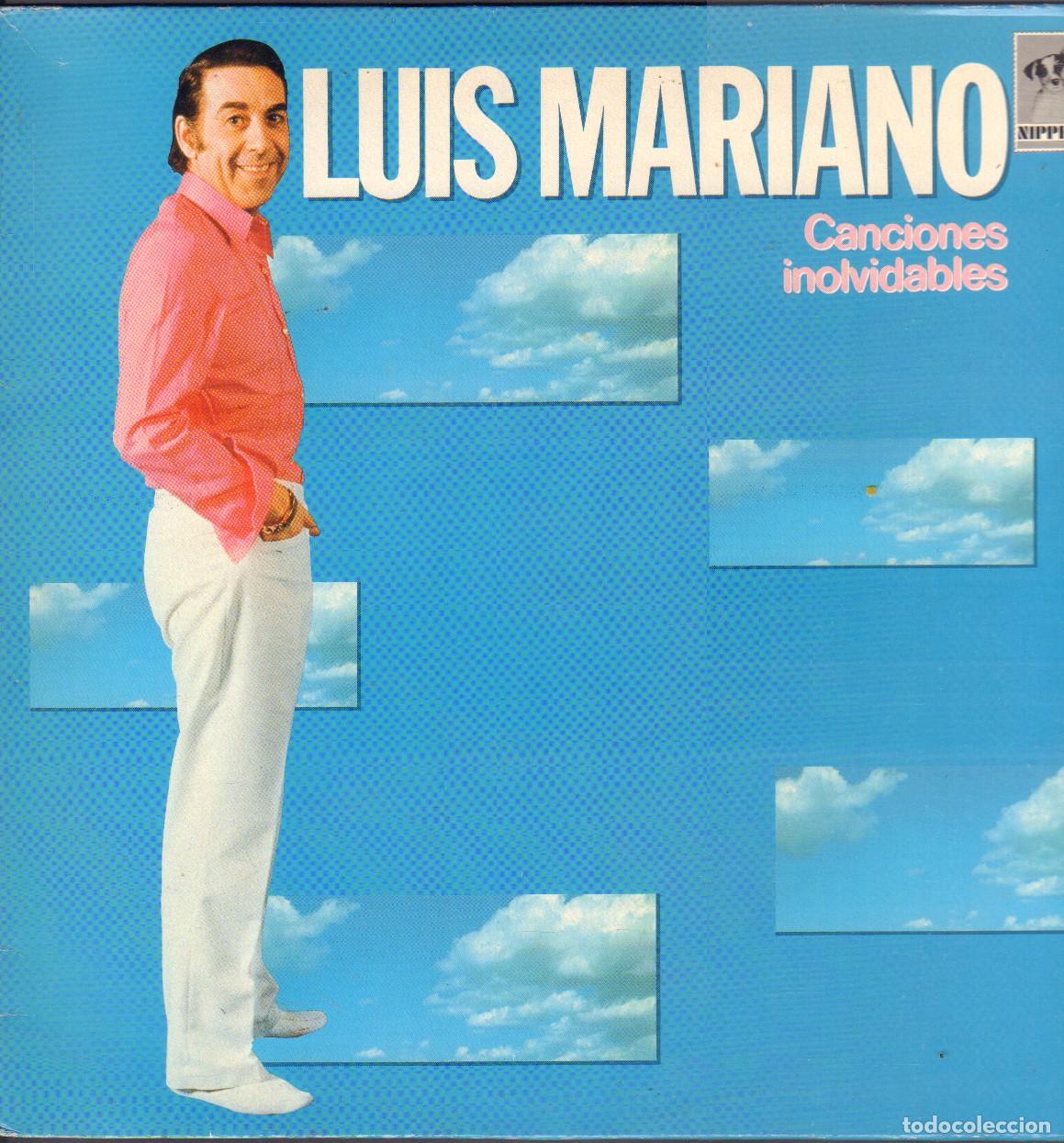 Vinyl-Schallplatten: LUIS MARIANO - CANCIONES INOLVIDABLES / MALGUE&Ntilde;A, ALMA LLANERA.../ LP EMI 1986 RF-26422