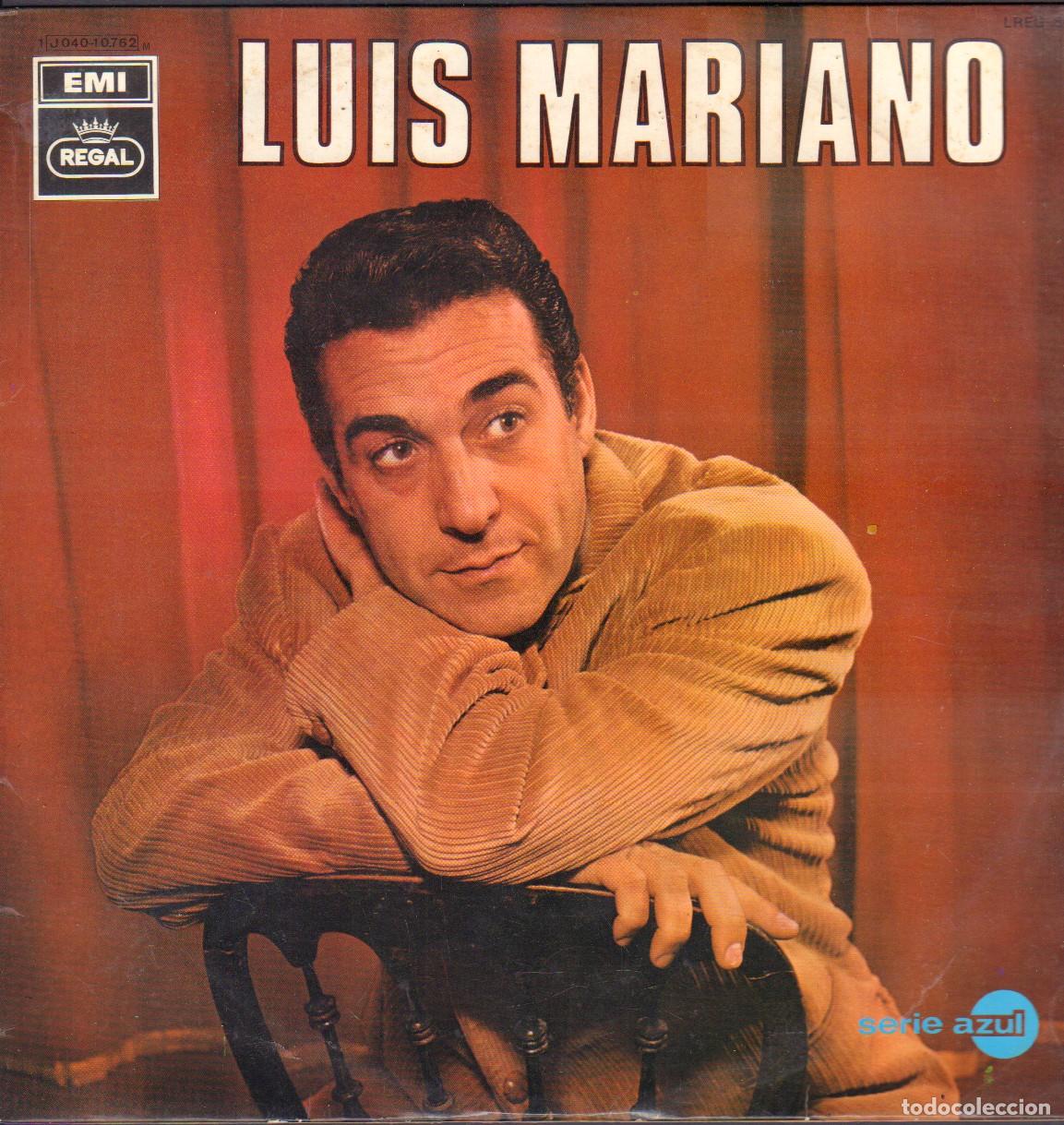 Vinyl-Schallplatten: LUIS MARIANO - EL BOTIJERO, VALENCIA, EL RELICARIO, GRANADA.../ LP EMI 1968 RF- 26427