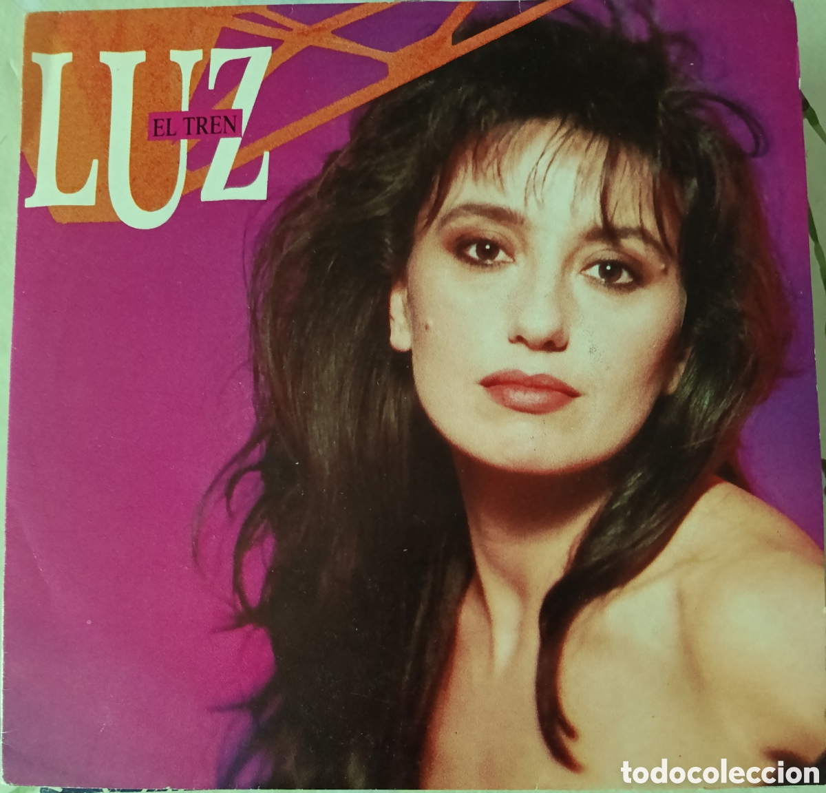 Discos de vinilo: Luz Casal single sello Hispavox editado en Espa&ntilde;a a&ntilde;o 1990.