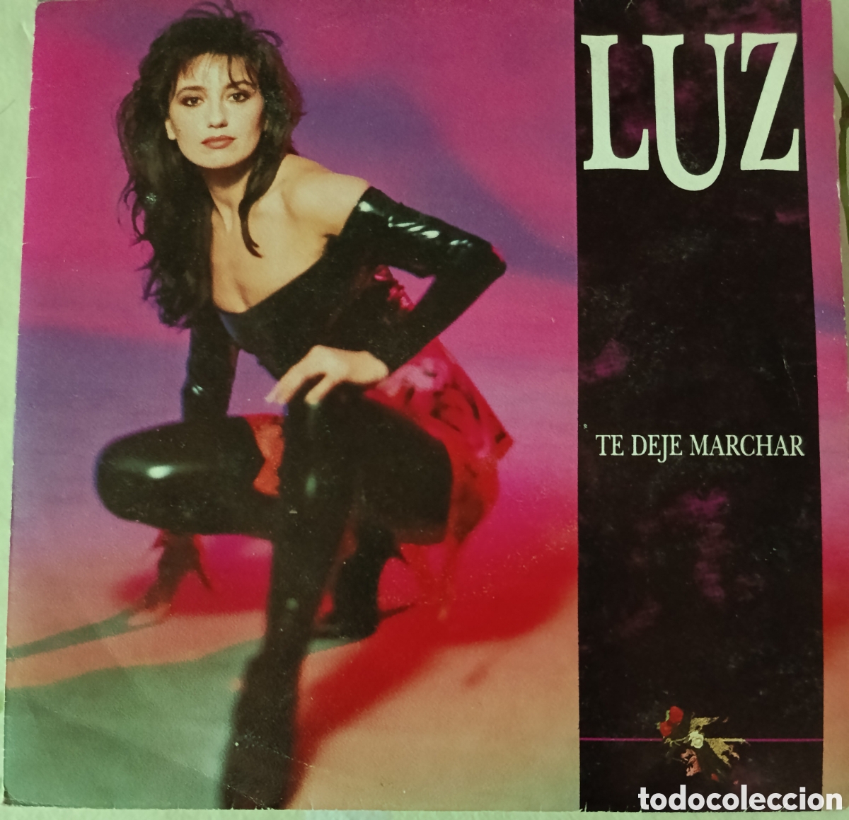 Discos de vinilo: Luz Casal single sello Hispavox editado en Espa&ntilde;a a&ntilde;o 1989.