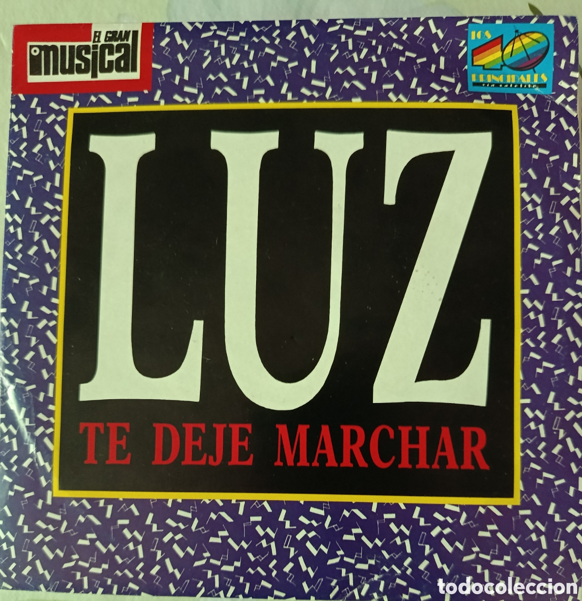 Discos de vinilo: Luz Casal / Richard Marx single sello Emi editado en Espa&ntilde;a a&ntilde;o 1989.