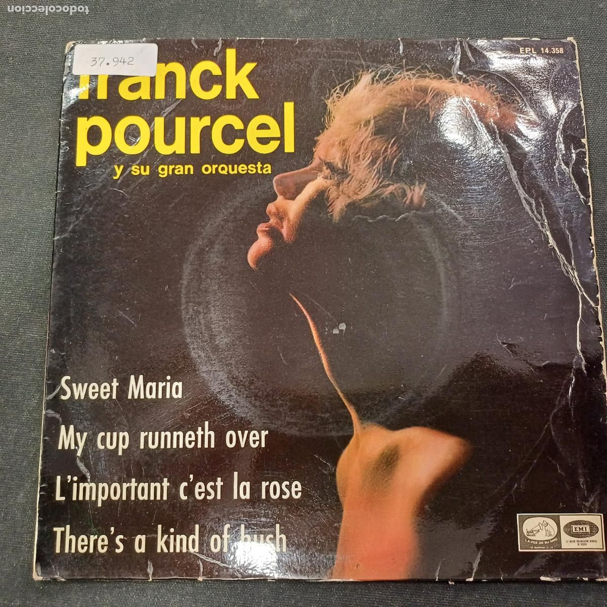Discos de vinilo: FRANCK POURCEL Y SU GRAN ORQUESTA/SWEET MARIA/SINGLE.