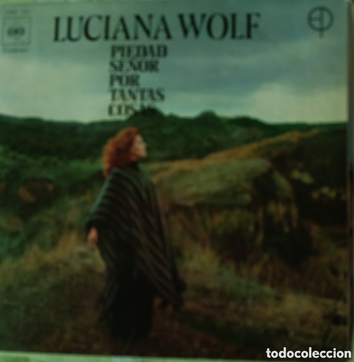 Discos de vinilo: Luciana Wolf single sello CBS editado en Espa&ntilde;a a&ntilde;o 1972 promocional.