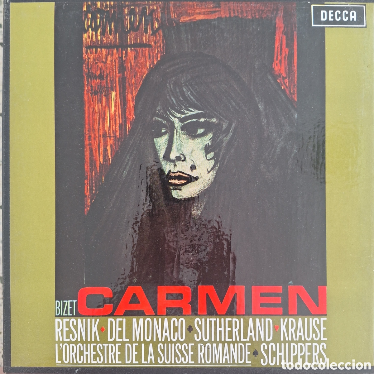 Discos de vinilo: Caja Carmen. Bizet. Dtor: Schippers
