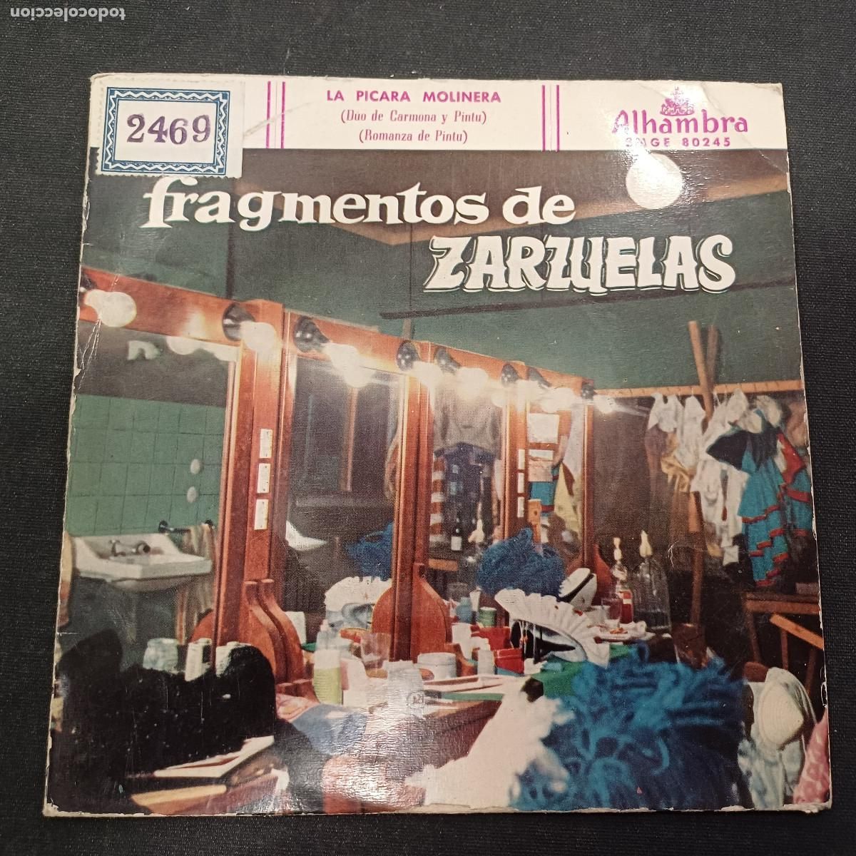 Discos de vinilo: INDALICIO CISNEROS/LA PICARA MOLINERA/SINGLE.