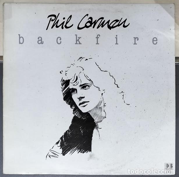 Discos de vinilo: Phil Carmen - Backfire - LP Belter ref. 2-47.239. Ed. espa&ntilde;ola 1983.