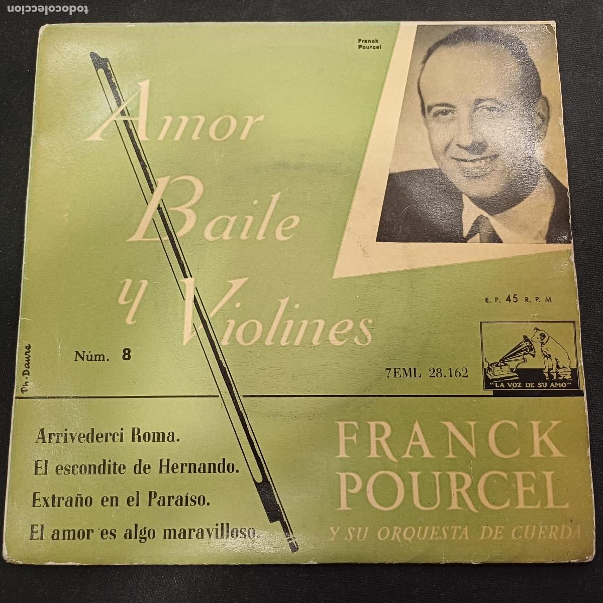 Discos de vinilo: FRANCK POURCEL Y SU ORQUESTA/ARRIVEDERCI ROMA/SINGLE.