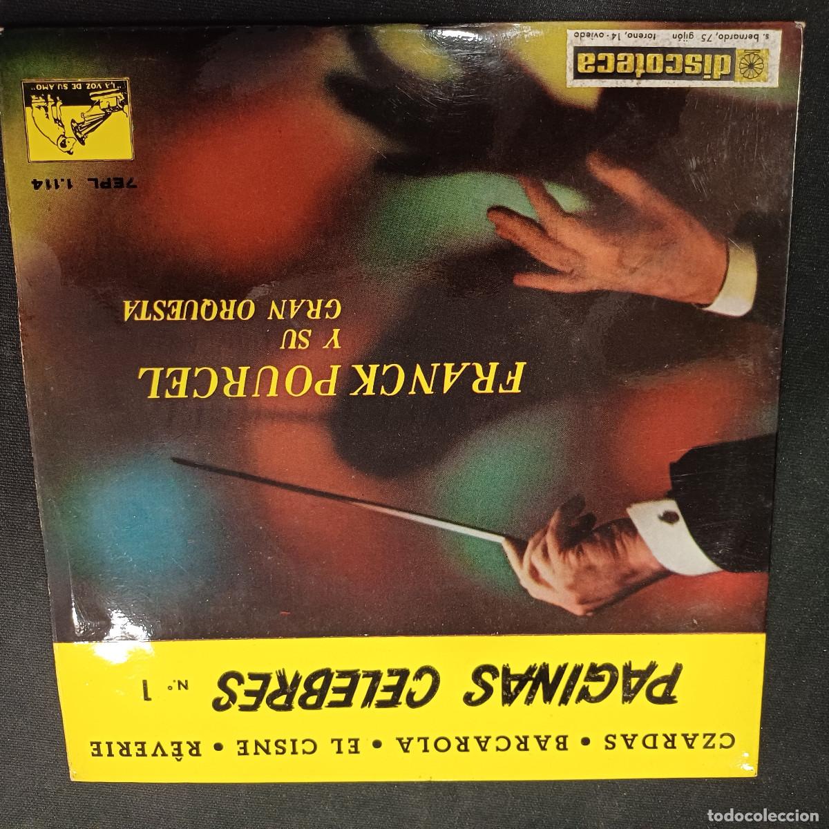 Discos de vinilo: FRANCK POURCEL Y SU ORQUESTA/CZARDAS/SINGLE.