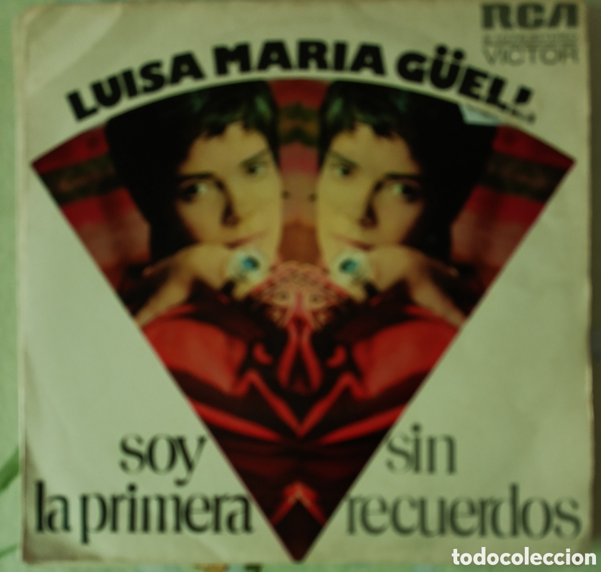 Discos de vinilo: Luisa Mar&iacute;a G&uuml;ell single sello RCA V&iacute;ctor editado en Espa&ntilde;a a&ntilde;o 1972 promocional.